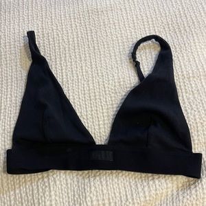 SKIMS cotton plunge bra